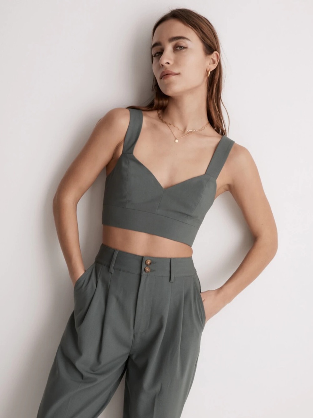 Madewell - Sweetheart-Neck Bralette Top - NWOT